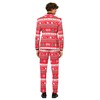 Opposuits Men's Red Christmas Suit - Festive X-Mas Holiday Nordic