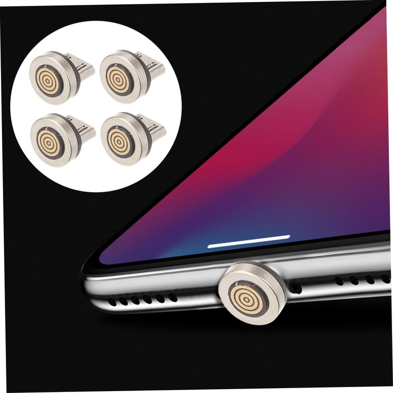 Gatuida 8pcs Rotatable USB Magnetic Adapter Tips for Devices Easy