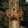 Colcolo Hummingbird Nest,Wooden Bird House Home Decoration Shelter Patio Hanging