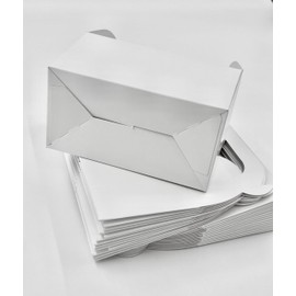 A Little Extra Co White Treat Box – 30 Pack White Party Treat Box 6.2 x 3.6 x 3.4 Inches for Candy, Parties, Goddie Candy Bag, Boxes for Wedding, Birthday, Hollidays, Baby Shower