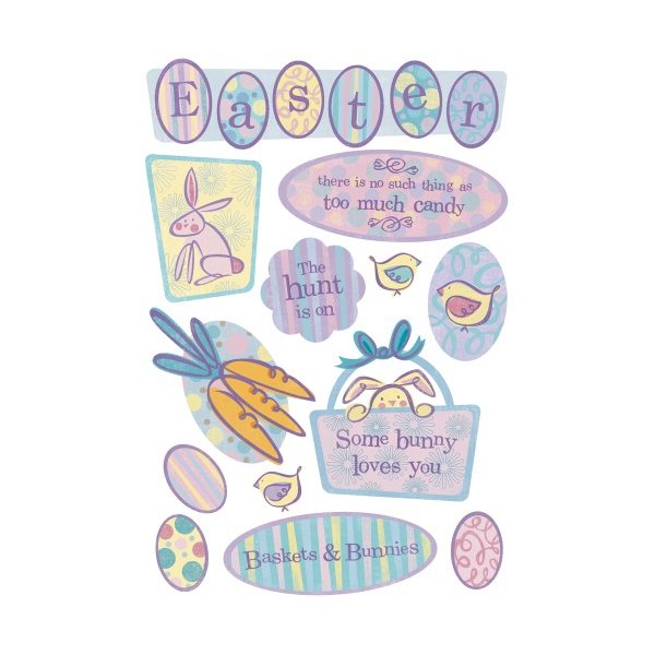 KAREN FOSTER Design Acid and Lignin Free Scrapbooking Sticker Sheet,