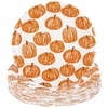 Fall Pumpkins Paper Plates Hello Pumpkin Disposable 7" Dessert Plate