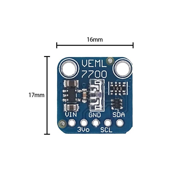 TECNOIOT 2pcs VEML7700 Ambient Light Sensor Module, 120k Lux Light