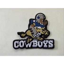 Unbranded DALLAS COWBOYS VINTAGE Embroidered- Iron On Patch 3” X 2.75”