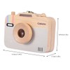 Wooden Camera pattern Storage Box Case for Baby Milk Teeth