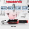 VANPO 3/8 Inch Digital Torque Wrench with Preset Values, 2.2-44.3