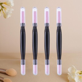 XNHIU 6pcs Pumice Stone Pen Double- Headed Nail File Cuticle Stone Pusher Dead Skin Remover Pumice Pen Cuticle Remover Trimmer for Home Salon