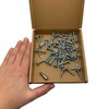(Pack of 50) Zinc Plated Steel 4.2 x 25mm Screws,