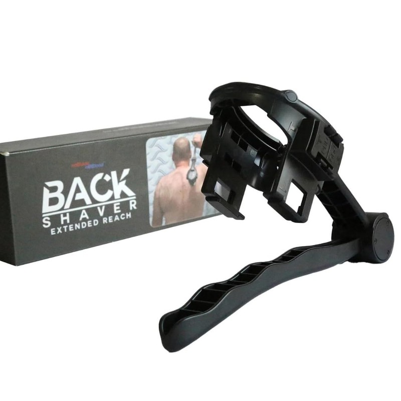 Skull Shaver Back Shaver Handle - Shave Hard-to-Reach Areas -