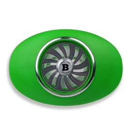 Battle Sports Spinner Oxygen Football Mouthguard - Superior Airflow & Better Performance, Maximum Protection & Breathability Football Mouthpiece, Works with Braces - Green