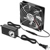 Enokay 120mm DC 12V Powered Fan with AC 100V 240V