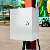 Outdoor Electrical Box Waterproof, NEMA 4 Steel Enclosure Box with