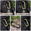 TITECOUGO Aluminum Alloy D-Ring High Strength Carabiner Key Chain Clip