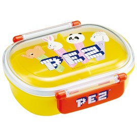 Skater QAF2BAAG-A Children's Lunch Box, 12.2 fl oz (360 ml), Fluffy, Domed, PEZ Pets, Antibacterial, For Kids, Made in Japan