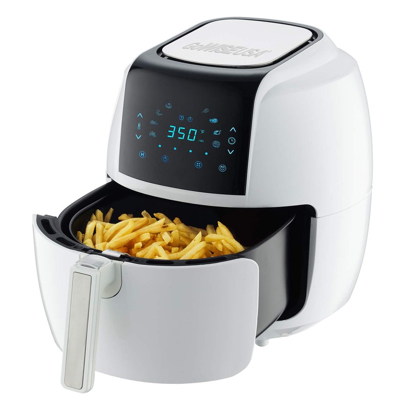 GoWISE USA XL 8-in-1 Digital Air Fryer with Recipe Book,