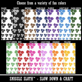 Monstera Leaves Trio Temporary Tattoo Water Resistant Fake Body Art Set Collection - Red (One Sheet)