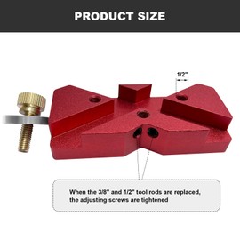Lathe Tool Bit Grinding Jig, 60 Degree Grinding Jig for 3/8"to 3/4" Thread Cutting Bits