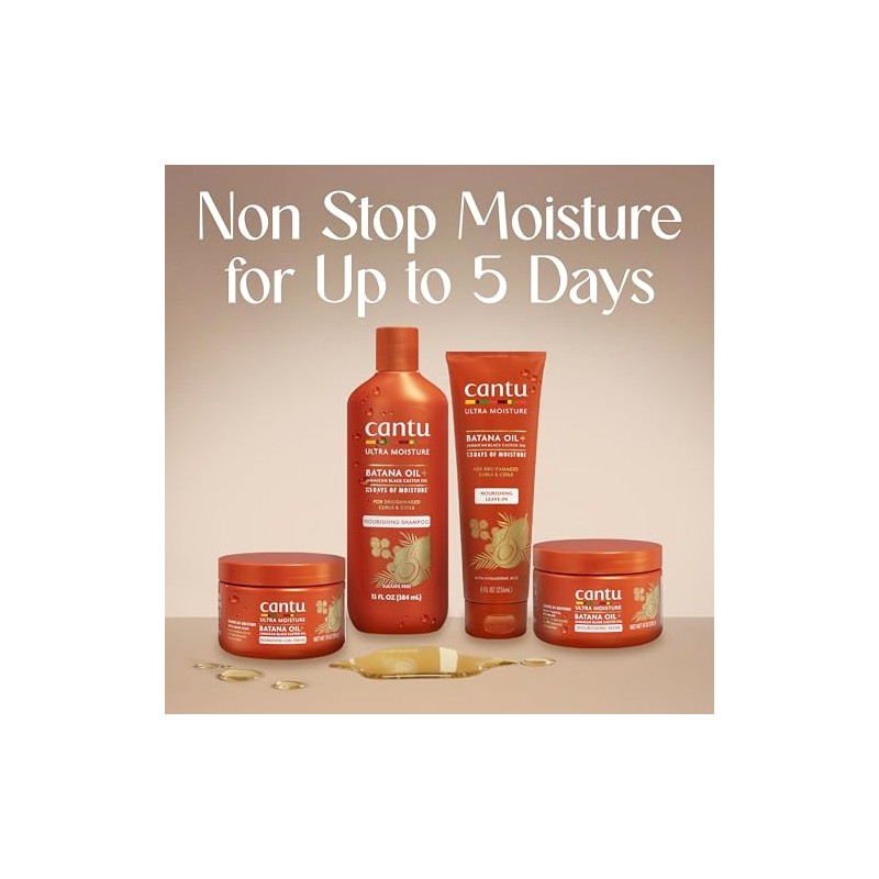 Cantu Ultra Moisture Nourishing Shampoo with Batana Oil 384ml