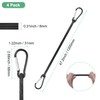M METERXITY 4-Pack Bungee Cords, 47.2 Inch High Elastic Canopy