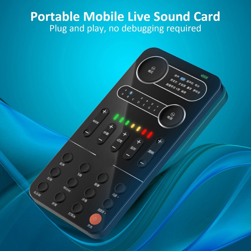Portable Voice Changer Bluetooth 5.3 Multifunctional Effects Handheld Mini Live