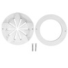 Swimming Pool Main Drain PVC White Round Hot Spring Pool