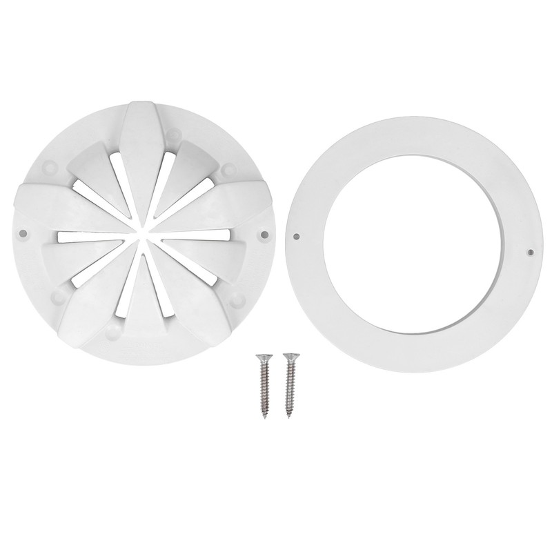 Swimming Pool Main Drain PVC White Round Hot Spring Pool