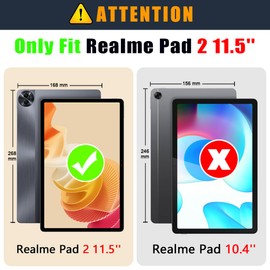 Acelive Case for Realme Pad 2 11.5 Inch Tablet 2023