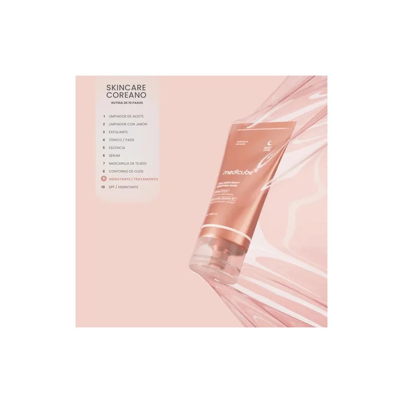 Medicube Mascarilla Nocturna Colágeno Collagen Night Wrapping Mask, 75 ml