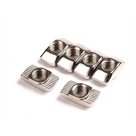 25Pcs T Slot Nuts M4 Aluminum Extrusions Slim Hammer Head Fastener Nut Drop in T Nut Slot Assortment Kit for 2020 Series