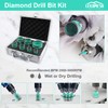 LEKOMESH Diamond Core Drill Bits Set 11pcs Tile Hole Saw
