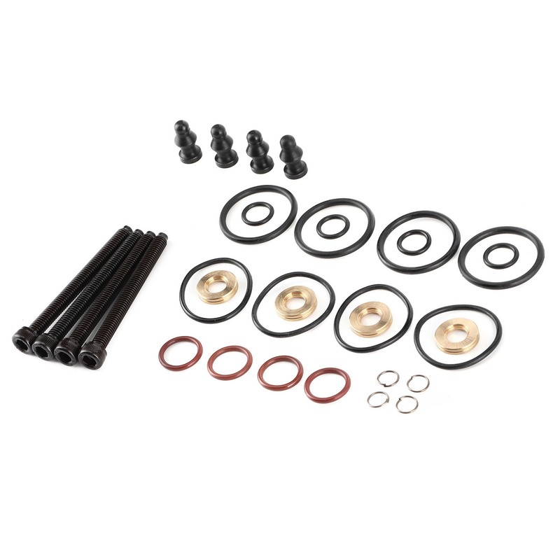 4Sets Fuel Injector Seal Repair Kit Sealing Assembly Clamp Bolt