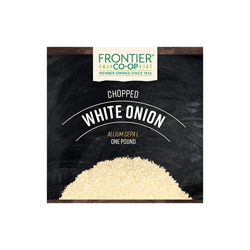 Frontier Co-op Onion, White Chopped, Kosher | 1 lb. Bulk