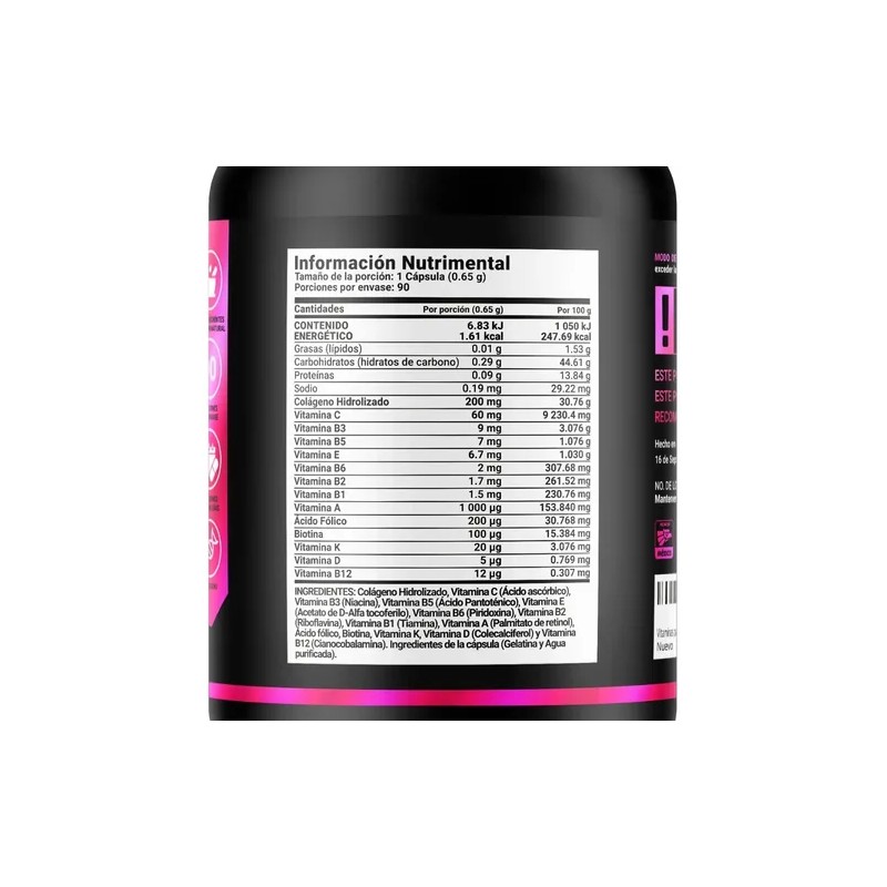Multivitamínico De Mujer 90 Cápsulas Vitaminas Mujer B Life