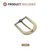 SUIKIHUM 4 Pack Metal Roller Buckles, 0.6" Adjustable Roller Buckle