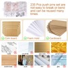 Utron 235 Pcs Push Pins Set, Clear Push Pins, Thumb