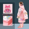Fewlby Kids Raincoats For Girls Boys Waterproof Rain Jacket Cartoon