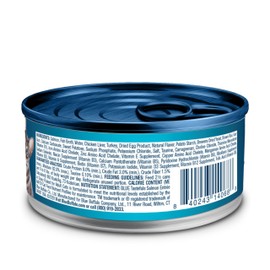 Blue Buffalo Tastefuls Flaked Wet Cat Food, Made with Natural Ingredients, Salmon, 3-oz Cans (24 Count)