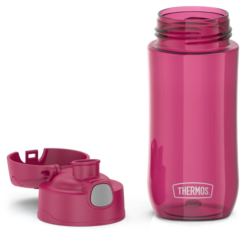 THERMOS FUNTAINER 16 Ounce Plastic Hydration Bottle with Spout, Raspberry