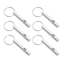 6 Pcs Dog Whistles for Recall, Professional Alloy Training Dog Whistle to Stop Barking, Dog Training Whistle With Lanyard for Most Breeds Pets Recall Training Stop Barking Ang Pet Behavior Control