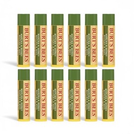 Burt's Bees Bálsamo labial hidratante Matcha y miel, 0.15 onzas, 100% origen natural (12)