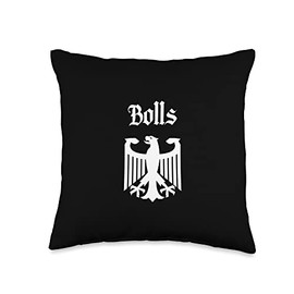 Bolls German Surname Family Last Name Deutschland Throw Pillow