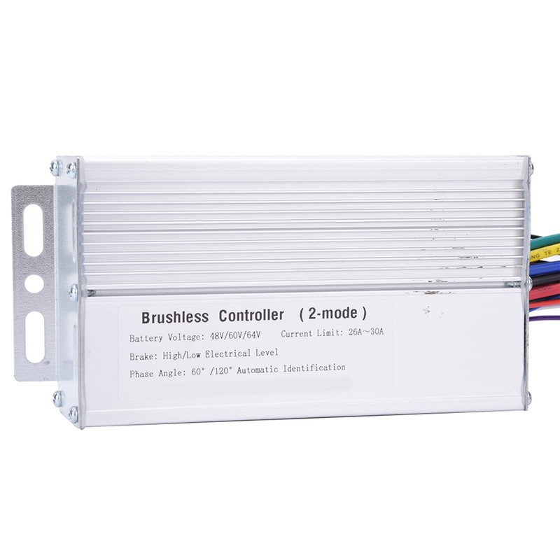48V-64V 1000W-1500W Electric Controller for Brushless Motor, Smooth 12-Tube Drive