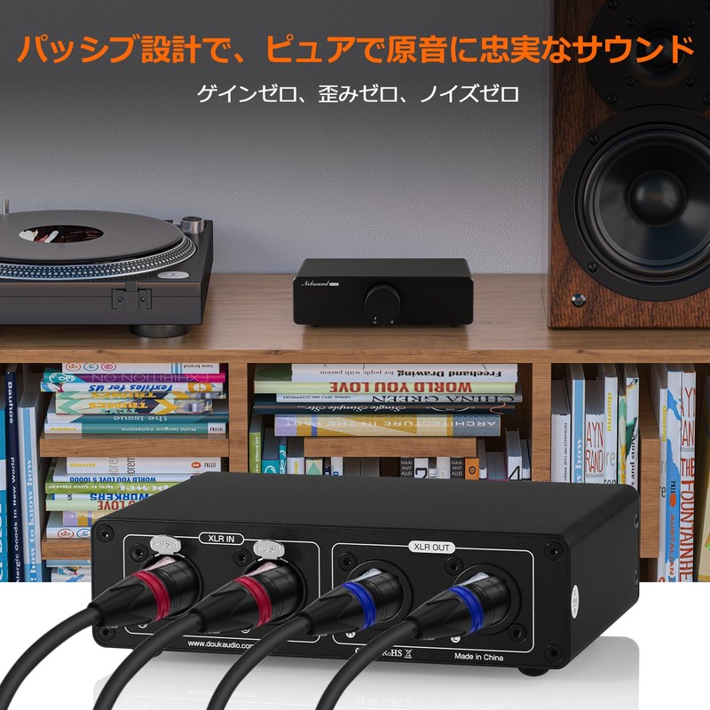 Nobsound HiFi Attenuator Passive Alps: XLR Volume Controller Silent Signal