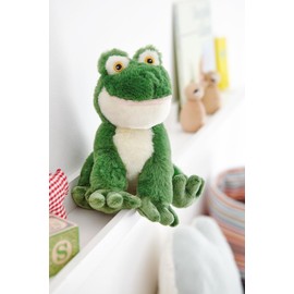 HEITMANN DECO PET Plush Frog – Green – Approx. 20 cm – Sustainable – Made from 100% Recycled Material
