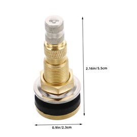 Parliky 2 Pcs Tubeless Tractor Valve Stems Lightweight Air Valve Stems for Trucks Agricultural Wheels Engineering Vehicles Easy Installation Portable Design