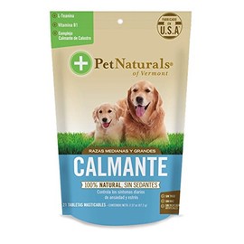 Pet Naturals Calmantes para Perros, Razas Medianas y Grandes