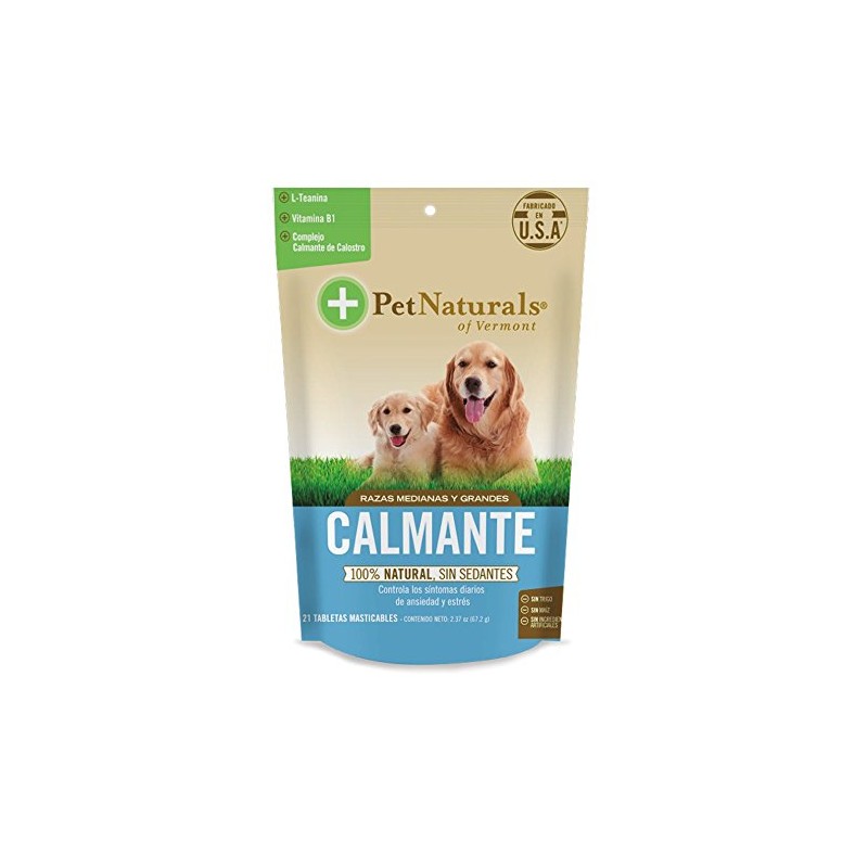 Pet Naturals Calmantes para Perros, Razas Medianas y Grandes