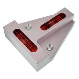 High precision aluminum alloy T-shaped level platform can be used. Small ruler with magnetic bubble beads for measurement (70 x56 x15mm)