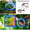 Fish Feeding Ring, 2 Pieces Fish Feeder Aquarium Turtle Tank