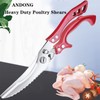 Heavy Duty Kitchen Shears by ANDONG, Kitchen Scissors,Stainless Steel Poultry